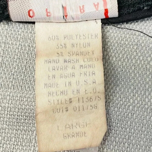 OPERA Women Sleeveless Pullover Size Large V-Neck Black Spaghetti Straps Tanktop - Picture 10 of 11